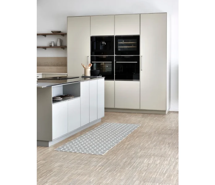 pappelina odd rare honey warm grey vanilla muovimatto sisamatto ulkomatto ulkokayttoon ovimatto harmaa vanilja valkoinen 70 x 100 cm 4 kuva