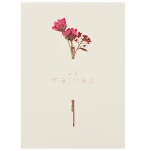 Räder 2-osainen kortti kuivakukalla - Just married kuva