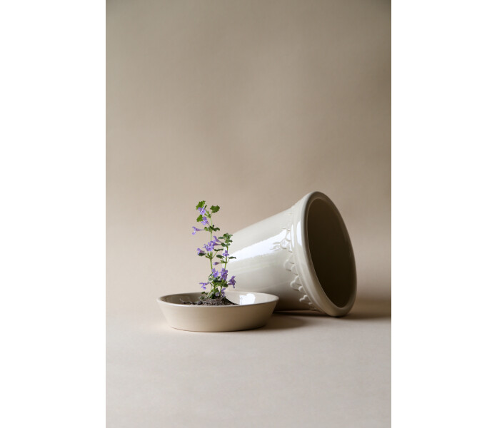 bergs potter copenhagen sandstone sandstone lasitettu ruukku saviruukku hiekka beige glaserad kruka lerkruka sand beige 4 kuva