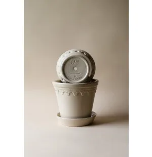 Bergs Potter Copenhagen lasitettu saviruukku sand stone 14cm kuva