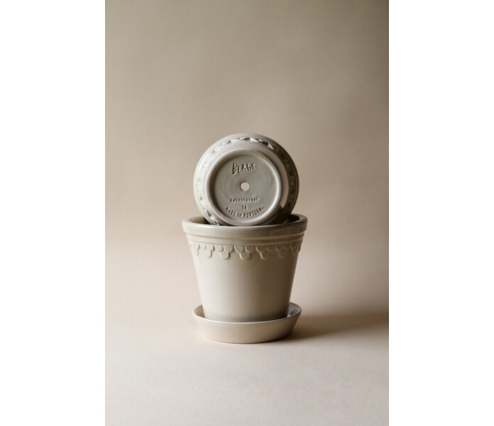 bergs potter copenhagen sandstone sandstone lasitettu ruukku saviruukku hiekka beige glaserad kruka lerkruka sand beige 5 kuva