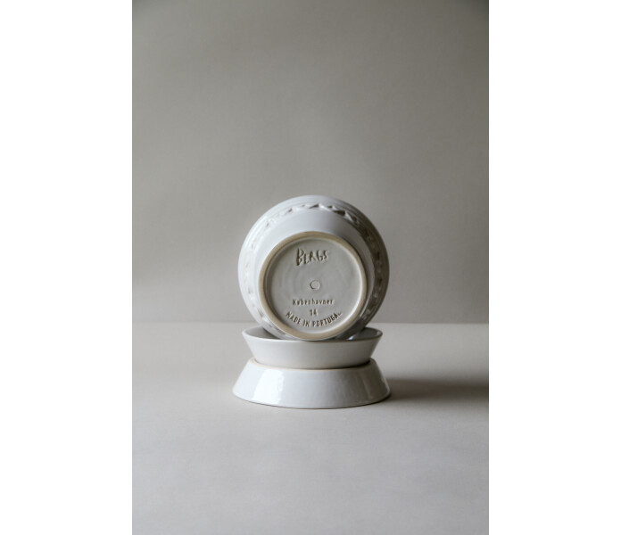 bergs potter copenhagen mineral white lasitettu ruukku saviruukku valkonen vit glaserad kruka lerkruka 6 kuva