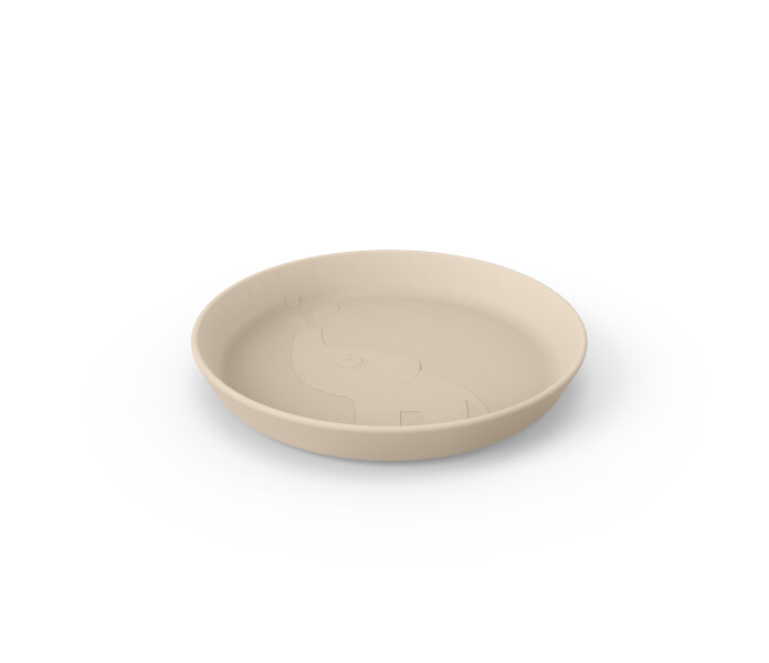1726219 done by deer kiddish muovi lautanen hiekka beige plast tallrik sand beige 10 v2 kuva