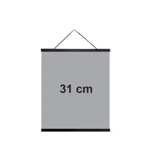 Vanilla Fly kehyslista musta 31 cm kuva