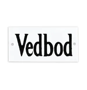 Strömshaga kyltti 9 x 4,5 cm - Vedbod kuva