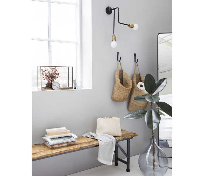 206230200 house doctor mira ruskea hamppu kori sailytyskori seinakori brun hampa korg forvaringskorg vaggkorg 4 kuva