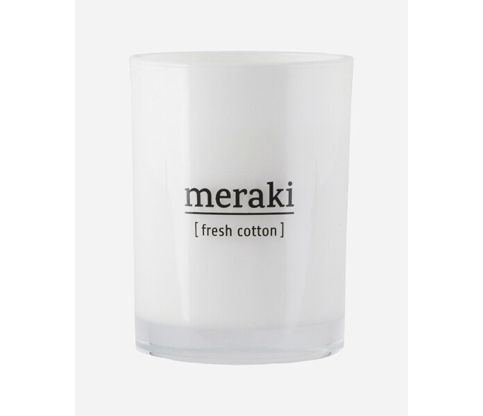 308150010 meraki fresh cotton tuoksukynttila puhdas puuvilla doftljus frasch bomull kuva