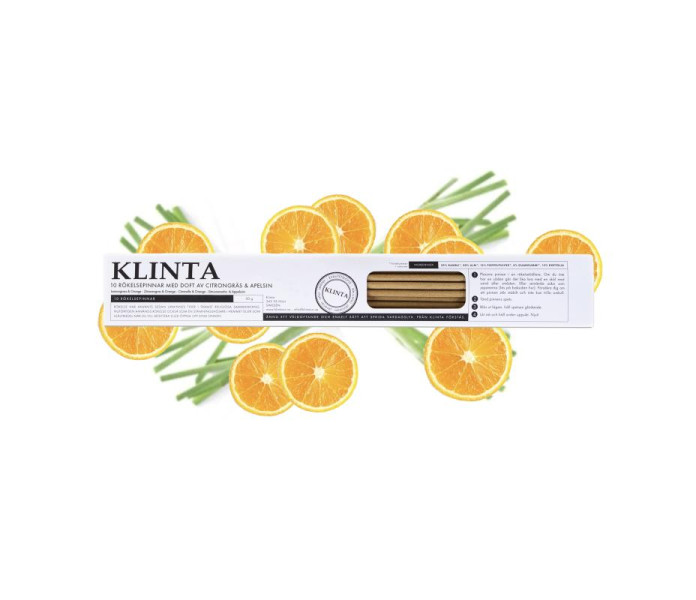 k8096 Klinta suitsuketikku rokelsepinne appelsiin apelsin sitruunaruoho citrongras kuva