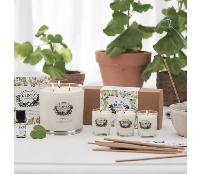 K80MYGG Klinta suitsuketikku rokelsepinne appelsiin apelsin laventeli lavendel hyttys mygg 3 kuva