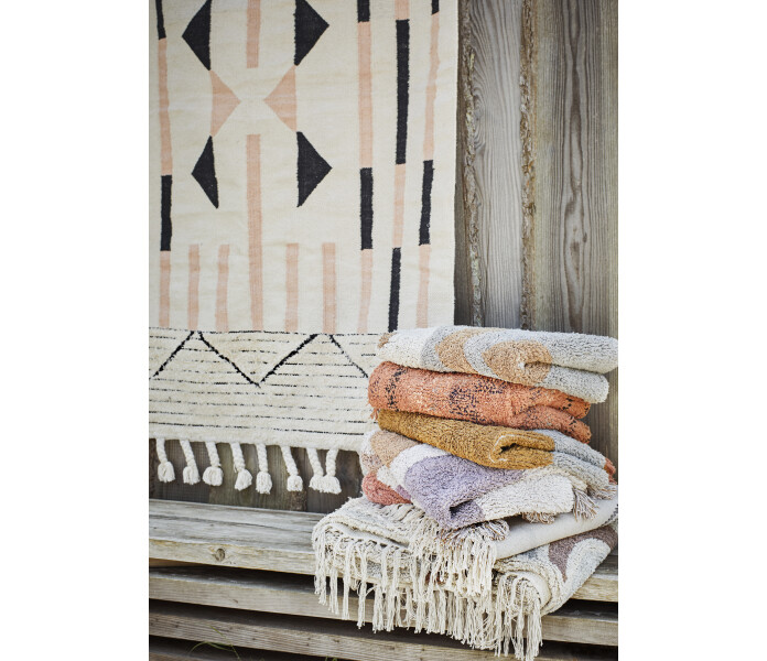 ms ss22 2911 hires madam stoltz matto matta puuvilla bomull valkoinen vit musta svart roosa rosa 2 kuva