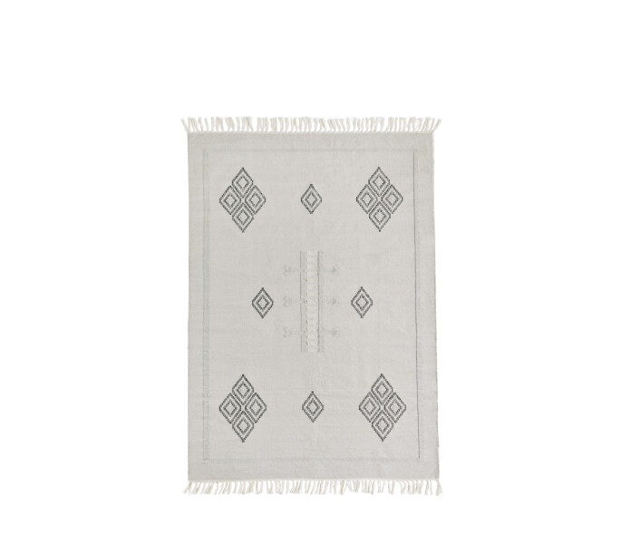 ai 46 a madam stoltz matto matta puuvilla bomull valkoinen vit kuva