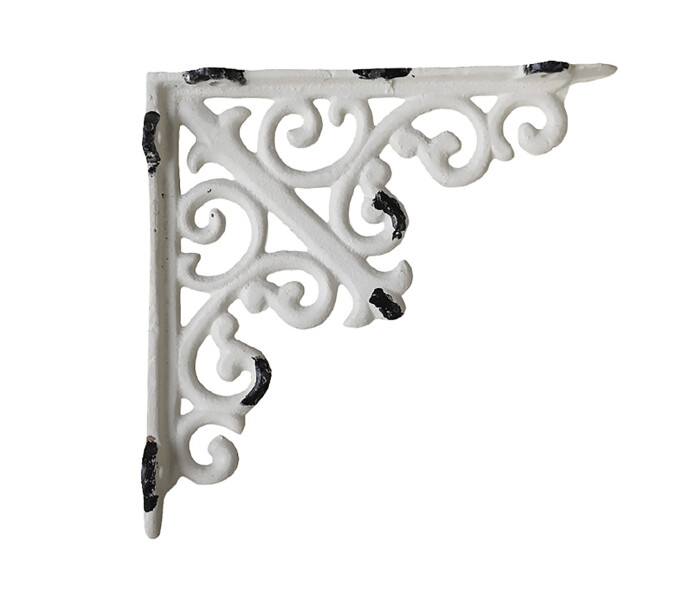 60097019 chic antique hyllynkannatin hyllyn kannatin valkoinen hyllkonsol vit kuva