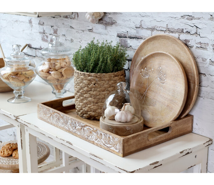 61079301 chic antique tours puinen alusta vati tarjotin tra bricka fat 3 kuva