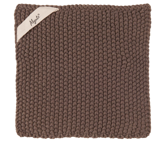 6350 45 ib laursen mynte soil neulottu puuvilla patalappu ruskea kuva