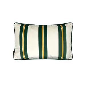 Vanilla Fly Green / Creme / Golden sametti tyynynpäällinen 30 x 50 cm kuva