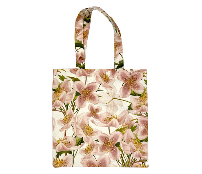 tote7c Vanilla fly apple blossom sametti kassi vaska sammet kukallinen blommig vaaleanpunainen rosa kuva