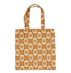 Vanilla Fly tote bag samettikassi oranssi 45 x 45 cm  kuva