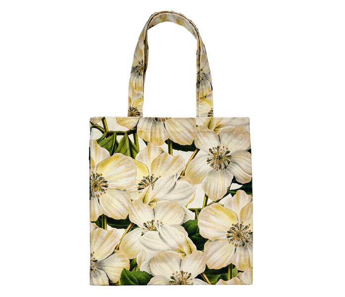 tote7b Vanilla fly jasmiinin kukka kassi vaska sammet kukallinen blommig vihrea keltainen valkoinen gron gul vit kuva