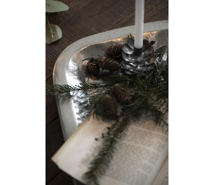 1993 12 ib laursen suorakaiteen muotoinen tarjotin hopea antiikkihopea rektangular bricka silver antiksilver 2 kuva