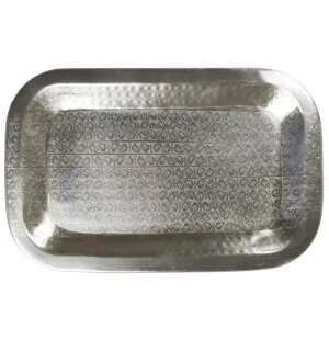 Ib Laursen tarjotin antiikkihopea 28 x 43,5 cm kuva