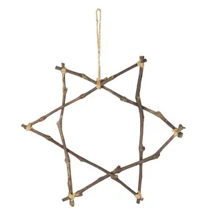 Ib Laursen oksista tehty tähti 40 cm kuva