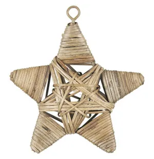 Ib Laursen tähti rottinki 14 × 15 cm kuva