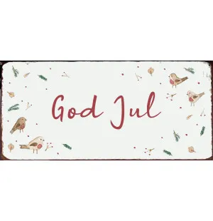 Ib Laursen kyltti - God jul kuva