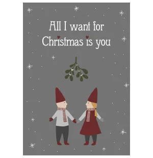 Ib Laursen kyltti - All I want for Christmas is you kuva