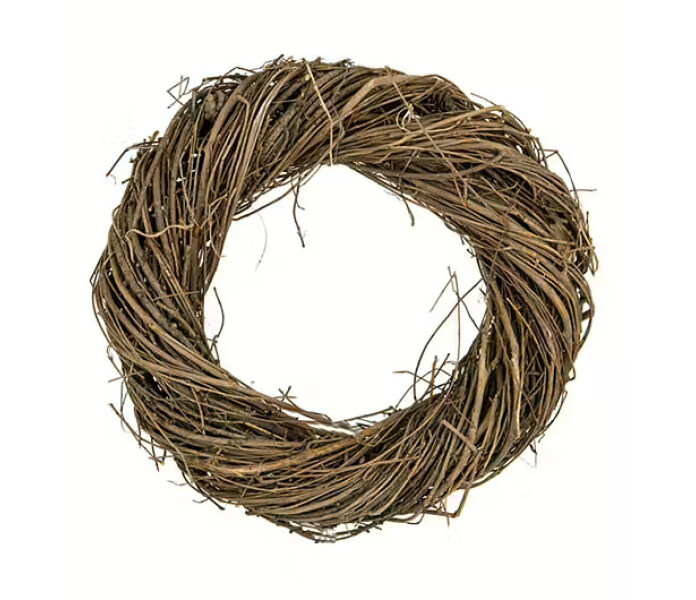 14507 a lot decoration kranssi oksakranssi ruskea kapy brun kvistkrans krans kotte kuva