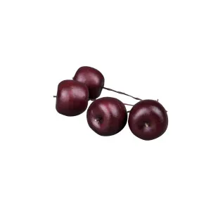 A Lot Decoration omena burgundy metallilangalla kuva