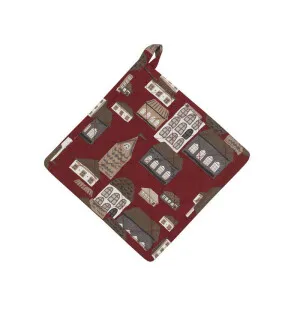 Fondaco Stad patalappu punainen 20 x 20 cm kuva