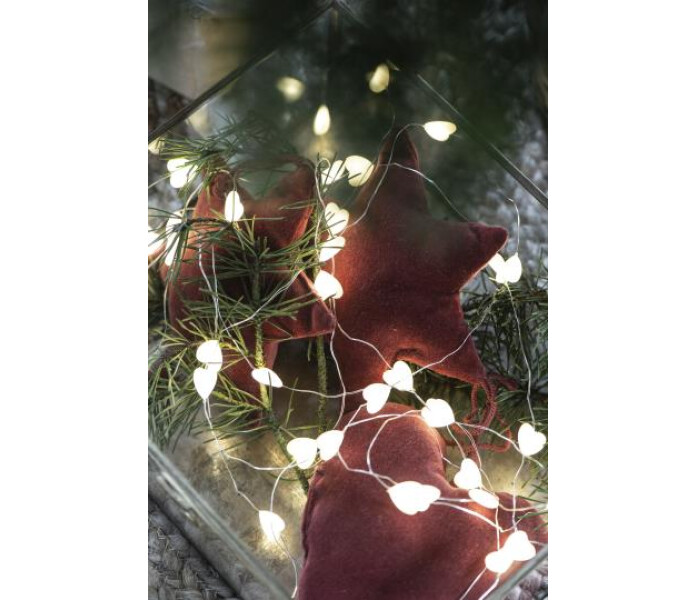 8751 00 Ib Laursen led valosarja 40 ulkokayttoon ljusslinga utomhus ajastin timer sydan hjarta 3 kuva