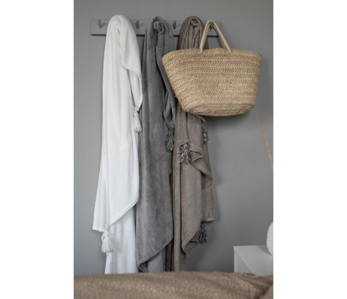 200124 111 84 Fondaco Noah torkkupeitto plad harmaa gra 2 kuva