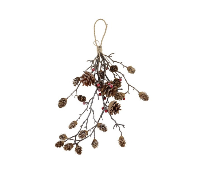 39075700 chic antique oksakoriste kavyilla dekoration med kvistar och kottar 2 kuva