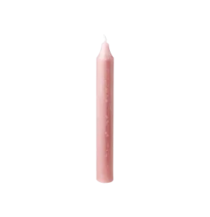 Affari Rustic kruunukynttilä vanha roosa 18cm kuva