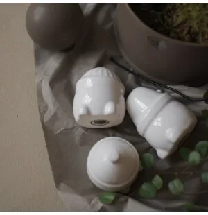 DBKD Hipster Triplets valkoiset tontut 3 kpl  kuva