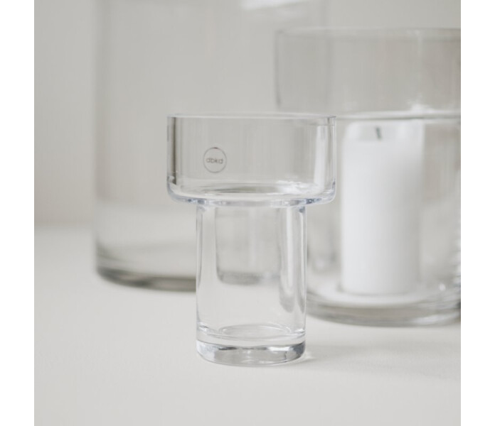 dbkd keeper small pieni kirkas lasinen maljakko lasimaljakko hyasinttimaljakko liten vas i klar glas kuva