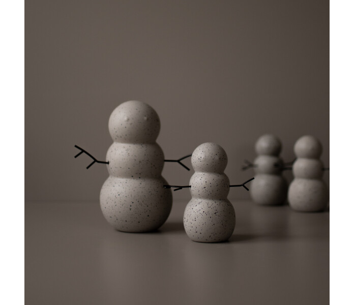 dbkd snowman mole dot lumiukko koriste snogubbe dekoration 2 kuva