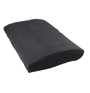 Fondaco Loke päiväpeitto musta 260 x 260 cm kuva