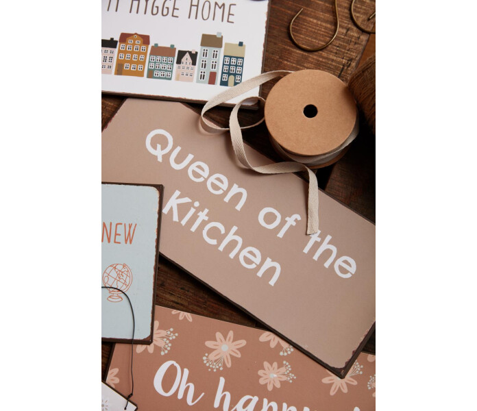 70178 00 ib laursen kyltti metalli skylt metall queen of the kitchen 2 kuva