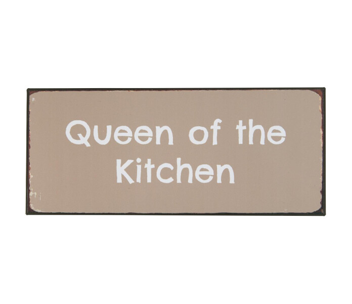 70178 00 ib laursen kyltti metalli skylt metall queen of the kitchen kuva