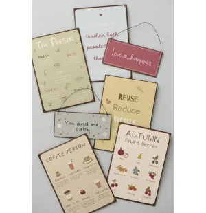 Ib Laursen metallikyltti - Love Happiness kuva