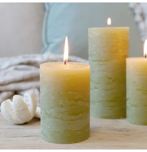 Chic Antique pöytäkynttilä sammal 10cm/40h kuva