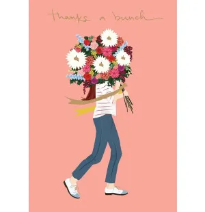 Roger la Borde 2-osainen kiitoskortti - Thanks a Bunch kuva