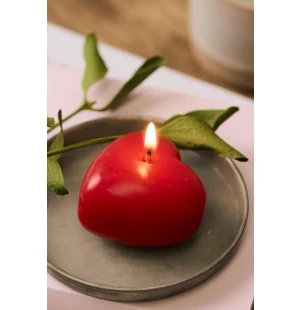 Ib Laursen sydänkynttilä punainen 5h kuva