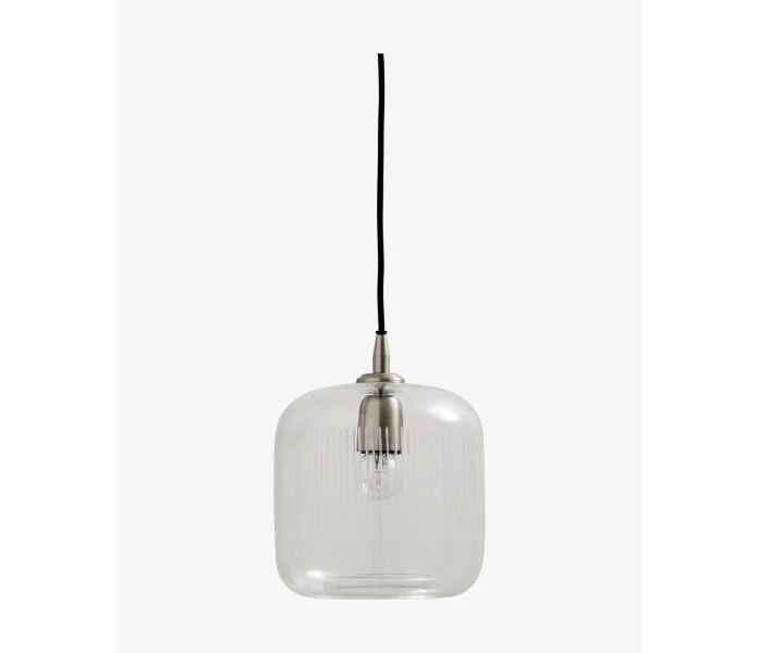 15458 Nordal kattovalaisin kirkas lasi taklampa hopea silver klar glas kuva