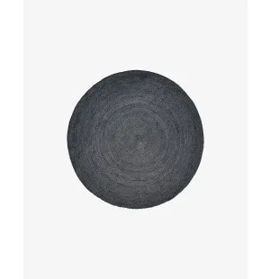 Nordal pyöreä juuttimatto musta 150 cm kuva