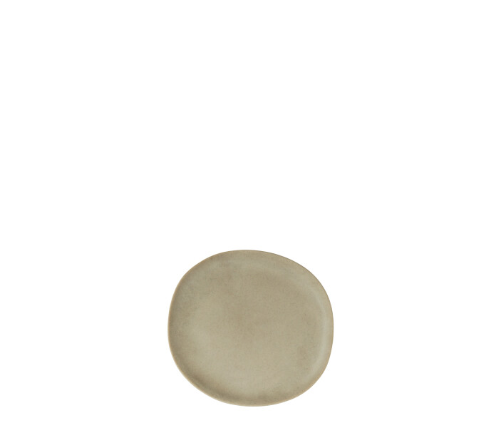 DWMP 5162 NB Madam Stoltz lautanen melamiini tallrik melamin 20cm taupe 2 kuva