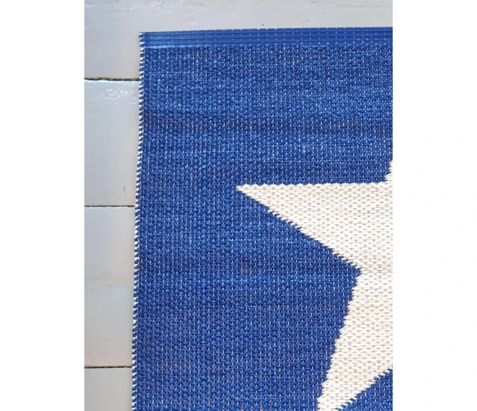 pappelina viggo muovimatto tahtimatto sininen valkoinen vanilja 70 x 100 cm 2 kuva