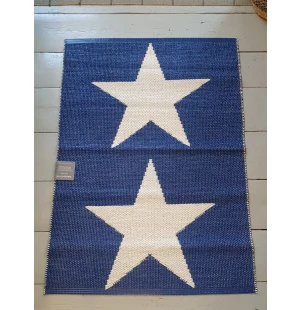 Pappelina Odd  & Rare Viggo One denim / vanilla 70 x 100 cm kuva